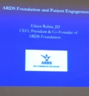Eileen Rubin, President of ARDS Foundation, speaker 11th Annual ICU Physical Medicine & Rehabilitation