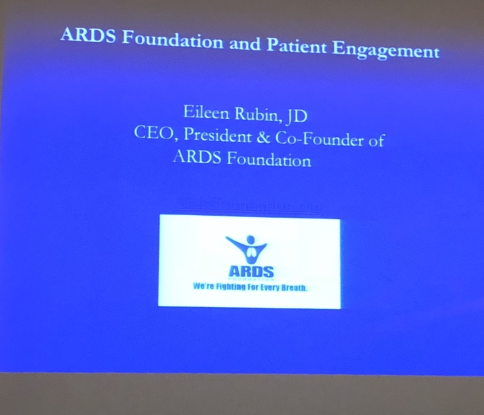 Eileen Rubin, President of ARDS Foundation, speaker 11th Annual ICU Physical Medicine & Rehabilitation