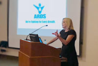 Eileen Rubin, President of ARDS Foundation was invited to speak at Mayo Clinic Critical Care Grand Rounds